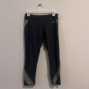 Black and Green Athletic Leggings